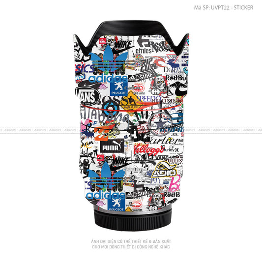 Dán Skin Ống Kính Canon Vân Nổi Sticker 04 | UVPT22