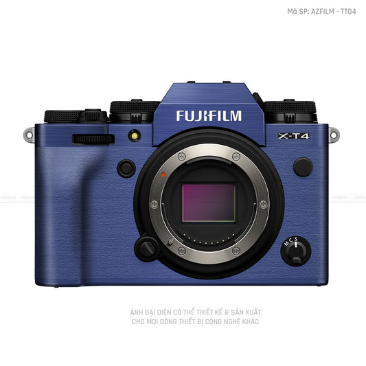 Dán Skin Máy Ảnh Fujifilm Vân Xước Titan Xanh | AZFILM - TT04