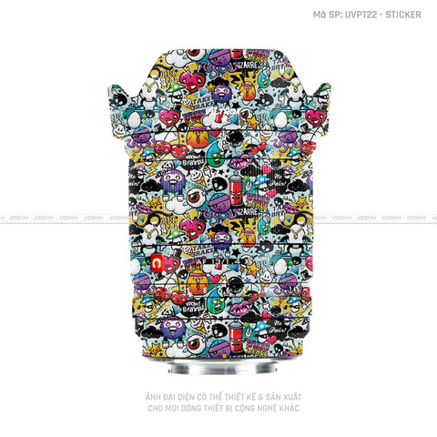 Dán Skin Ống Kính Viltrox Vân Nổi Sticker 06 | UVPT22