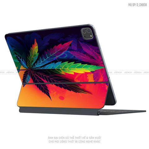 Dán Skin Magic Keyboard Hình Canabis | D_CNB08