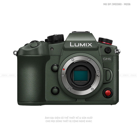 Dán Skin Máy Ảnh Lumix Màu Xanh Midnight | 3M2080 - M206