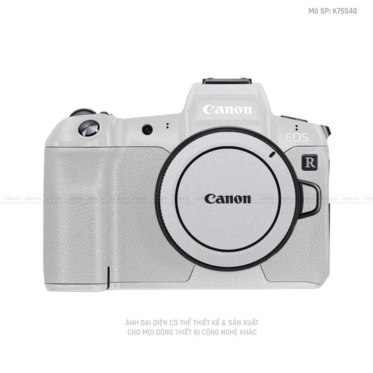 Dán Skin Máy Ảnh Canon Màu Bạc | K75548
