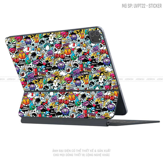 Dán Skin Magic Keyboard Vân Sticker 06 | UVPT22