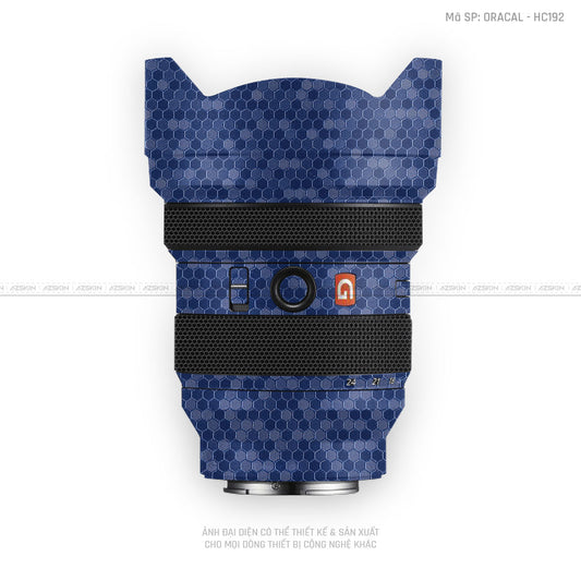 Skin Ống Kính Sony Vân Tổ Ong Xanh | ORACAL - HC192