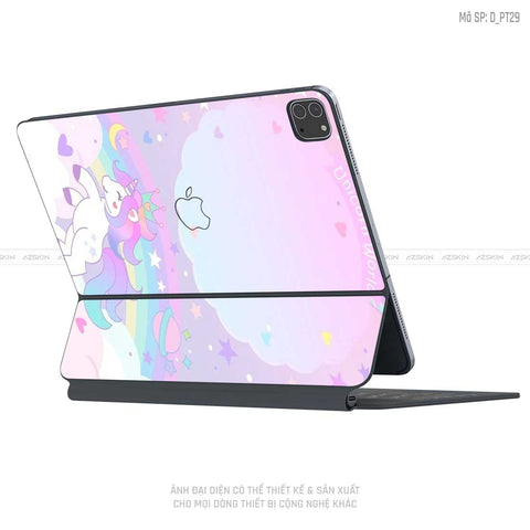 Dán Skin Magic Keyboard Hình Pastel | D_PT29