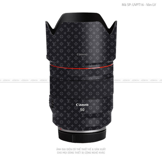 Dán Skin Ống Kính Canon Vân Nổi Pattern LV | UVPT16