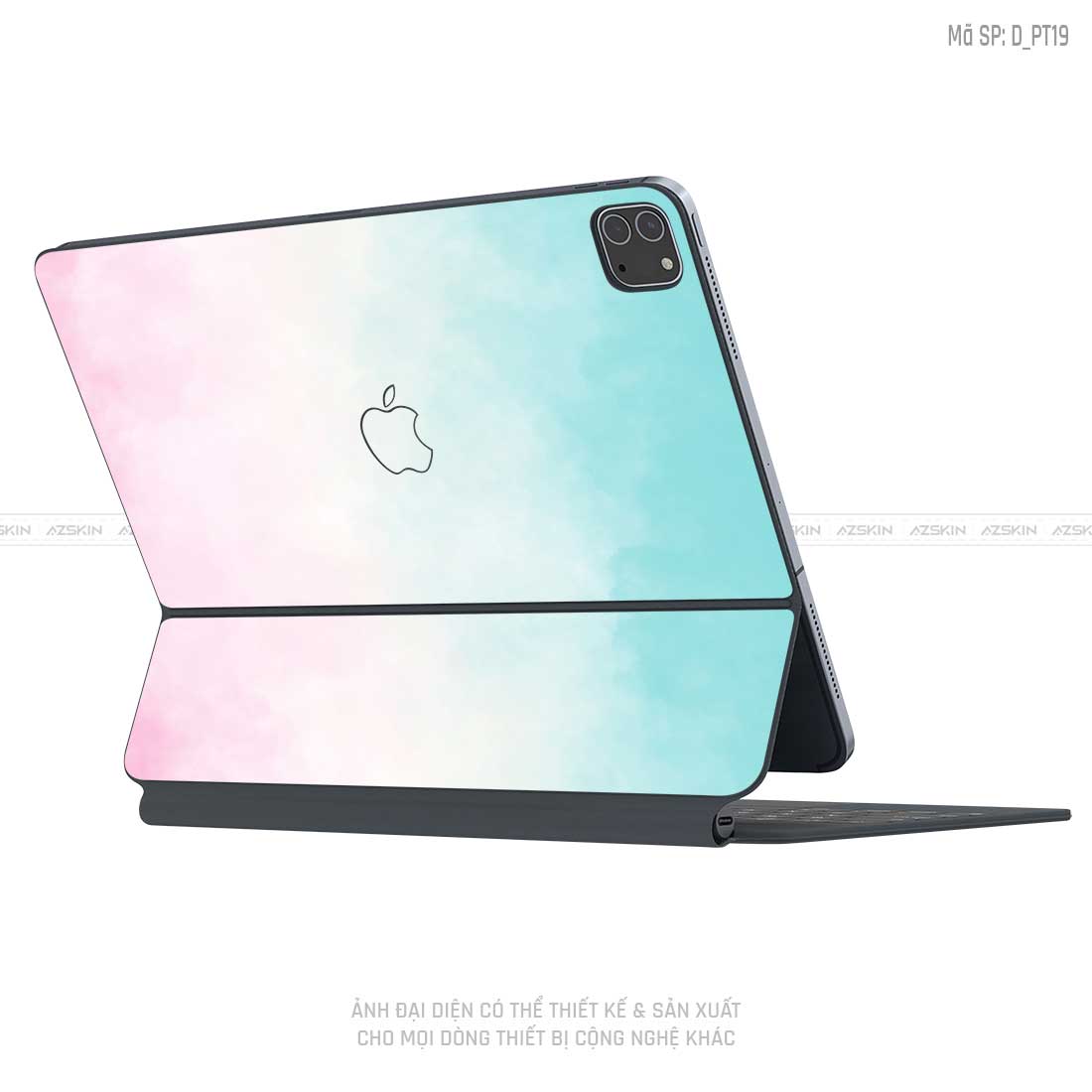 Dán Skin Magic Keyboard Hình Pastel | D_PT19