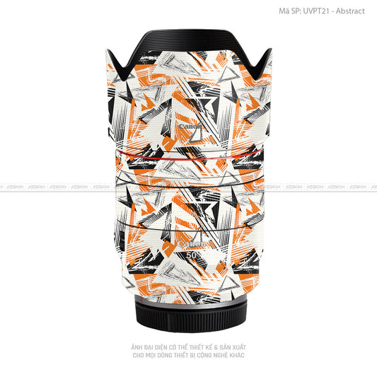 Dán Skin Ống Kính Canon Vân Nổi Abstract 02 | UVPT21