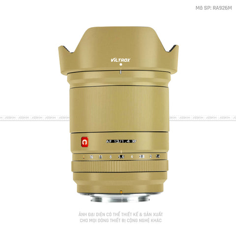 Dán Skin Ống Kính Viltrox  Đổi Màu Vàng Đồng | RA926M