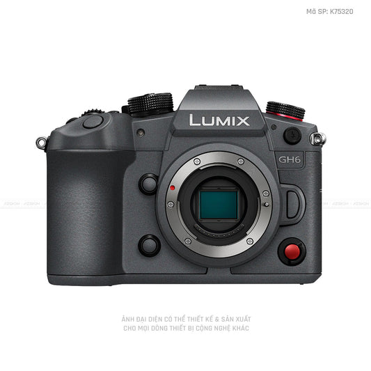 Dán Skin Máy Ảnh Lumix Màu Xám | K75320
