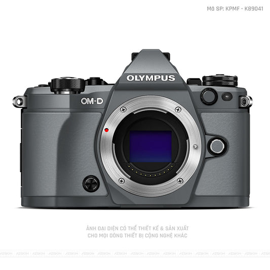 Dán Skin Máy Ảnh Olympus Đổi Màu K89041 - Xám Xi