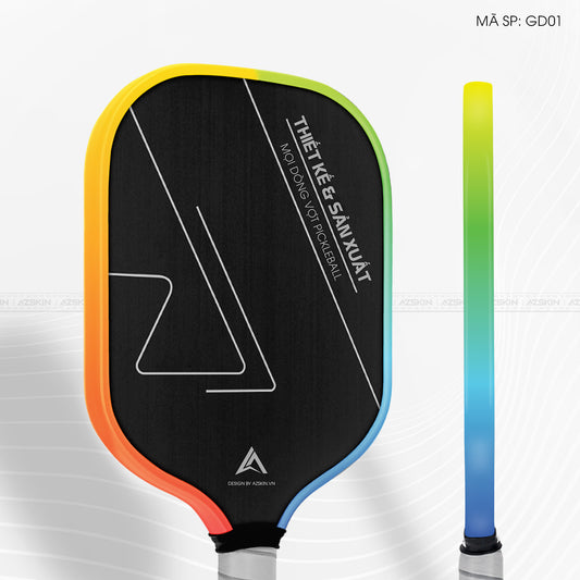 Miếng Dán Viền Vợt Pickleball Đổi Màu Gradient 01 | GD01