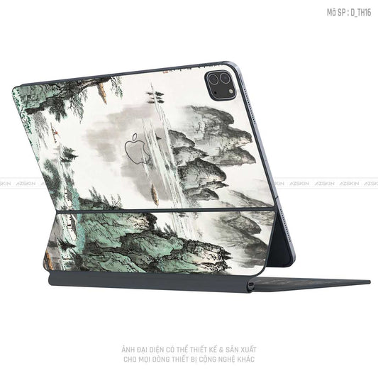 Dán Skin Magic Keyboard Hình Thư Pháp | D_TH16