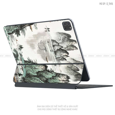 Dán Skin Magic Keyboard Hình Thư Pháp | D_TH16