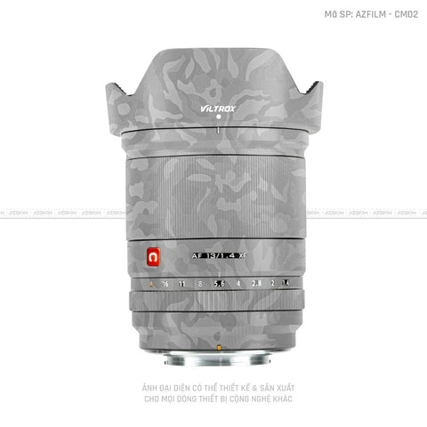 Dán Skin Ống Kính Viltrox Vân Camo Xám | CM02