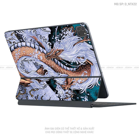 Dán Skin Magic Keyboard Hình Tattoo | D_NTX22