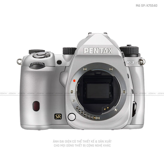 Dán Skin Máy Ảnh Pentax Đổi Màu Trắng | K75540