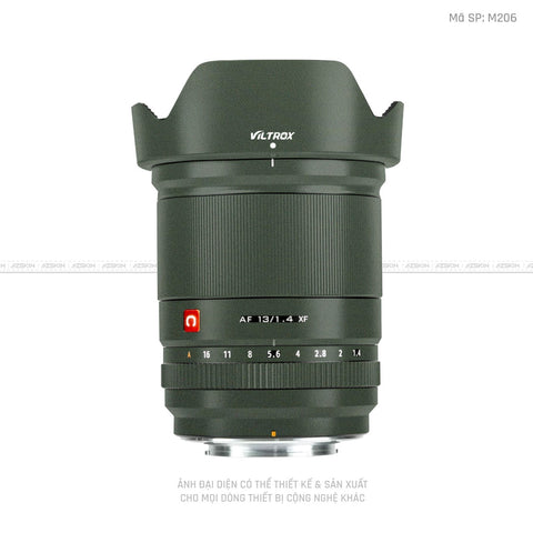 Dán Skin Ống Kính Viltrox  Đổi Màu Xanh Mid| M206