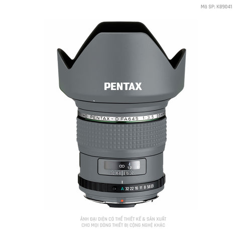 Dán Skin Ống Kính Pentax Đổi Màu Xám Xi | K89041