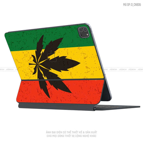 Dán Skin Magic Keyboard Hình Canabis | D_CNB06