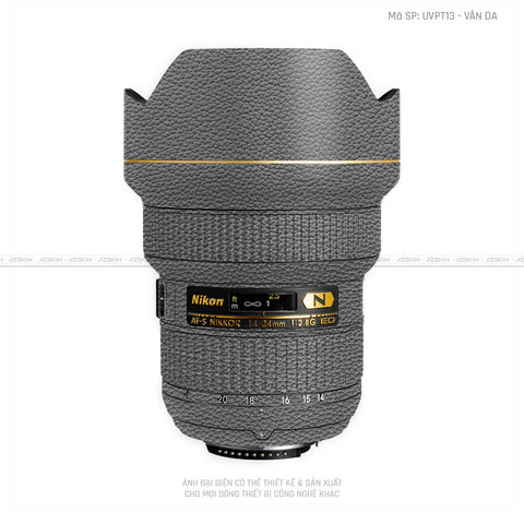 Dán Skin Ống Kính Nikon Vân Da Xám | UVPT13