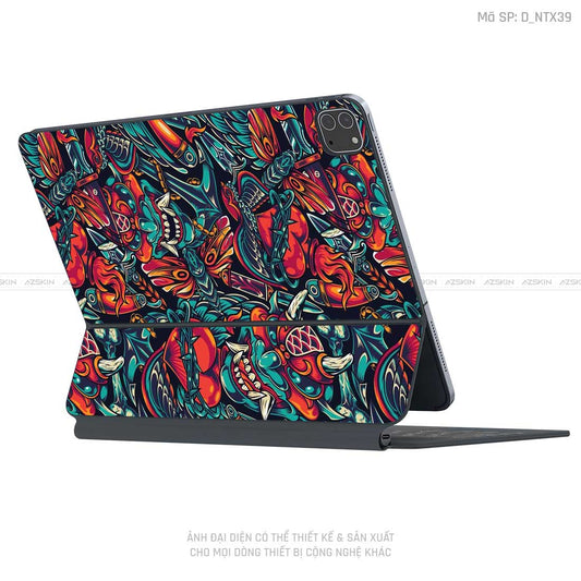 Dán Skin Magic Keyboard Hình Tattoo | D_NTX39