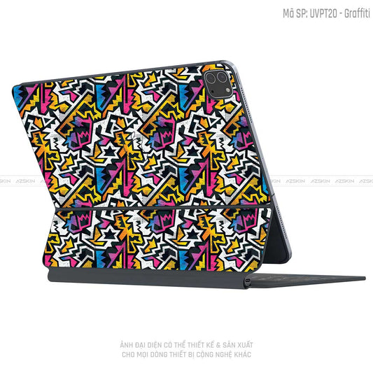 Dán Skin Magic Keyboard Vân Graffiti 03 | UVPT20