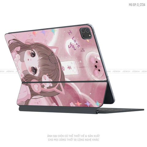 Dán Skin Magic Keyboard Hình Dễ Thương | D_CT34