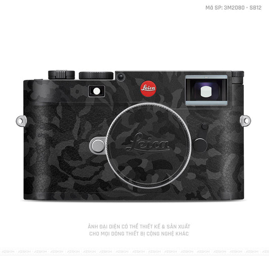 Dán Skin Máy Ảnh Leica Vân Camo Đen | SB12