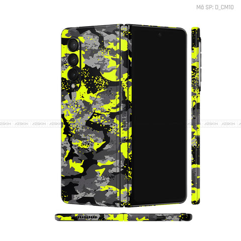 Dán Skin Galaxy Z Fold3 Hình Camo | D_CM10