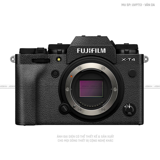 Dán Skin Máy Ảnh Fujifilm Vân Da Đen | UVPT13