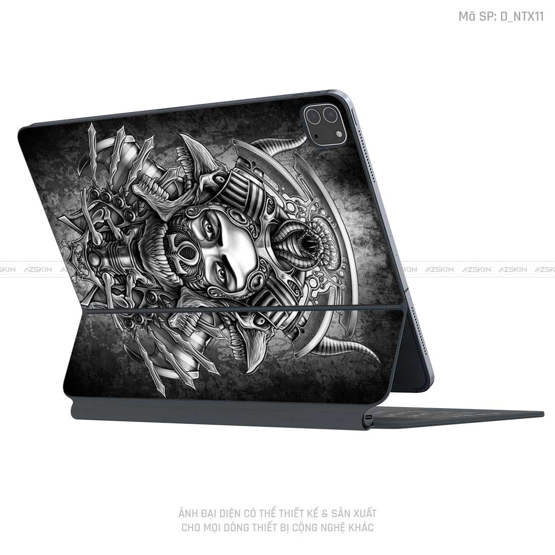 Dán Skin Magic Keyboard Hình Tattoo | D_NTX11