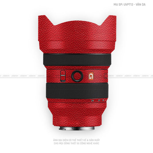 Dán Skin Ống Kính Sony Vân Da Đỏ | UVPT13