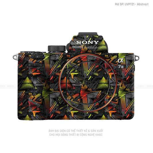 Dán Skin Máy Ảnh Sony Vân Nổi Abstract 03 | UVPT21
