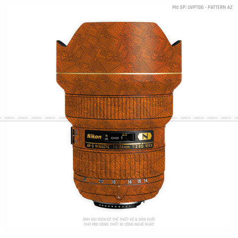 Dán Skin Ống Kính Nikon Vân Nổi Pattern AZ Cam | UVPT06