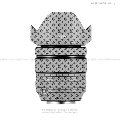 Dán Skin Ống Kính Fujifilm Vân LV Bạc | UVPT16