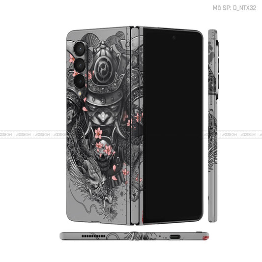 Dán Skin Galaxy Z Fold3 Hình Samurai - Satan | D_NTX32
