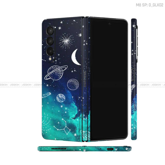 Dán Skin Galaxy Z Fold4 Hình Galaxy - Space | D_GLX02