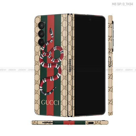 Dán Skin Galaxy Z Fold3 Hình Gucci | D_TH34