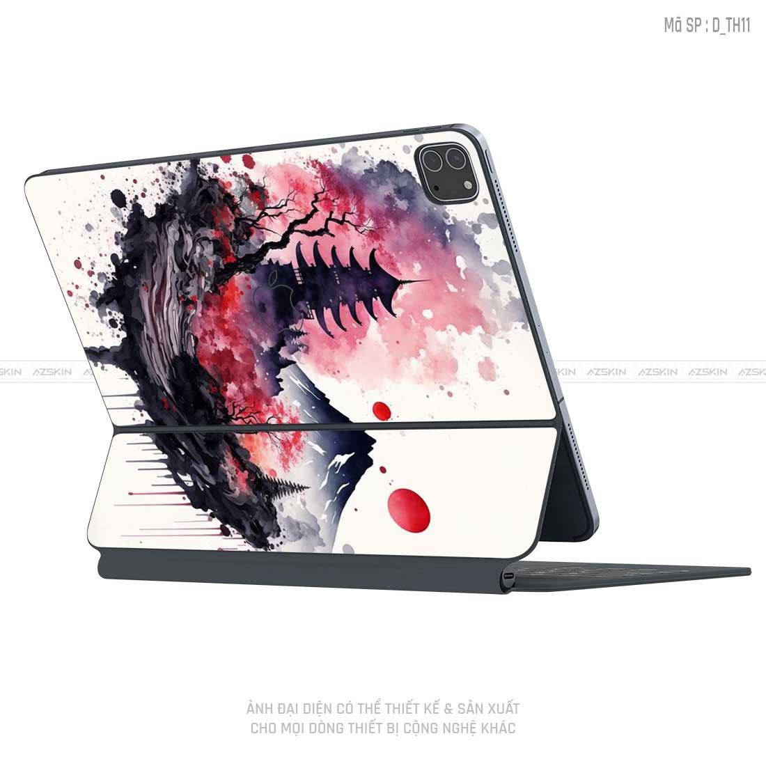 Dán Skin Magic Keyboard Hình Thư Pháp | D_TH11