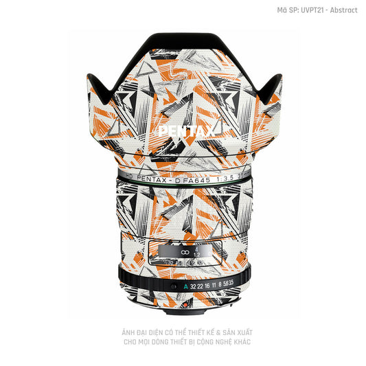 Dán Skin Ống Kính Pentax Vân Nổi Abstract 02 | UVPT21