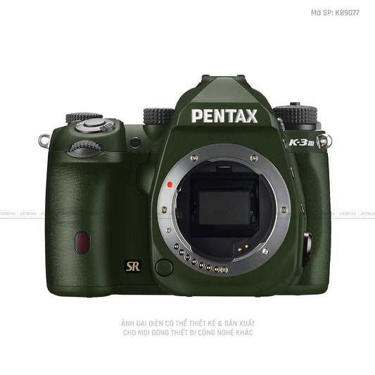 Dán Skin Máy Ảnh Pentax Đổi Màu Xanh Rêu | K89077
