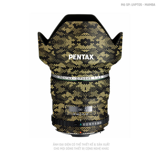 Ống Kính Pentax Vân Nổi Mamba Vàng Đồng | UVPT05