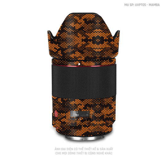 Dán Skin Ống Kính Máy Ảnh Vân Nổi Mamba Cam | UVPT05