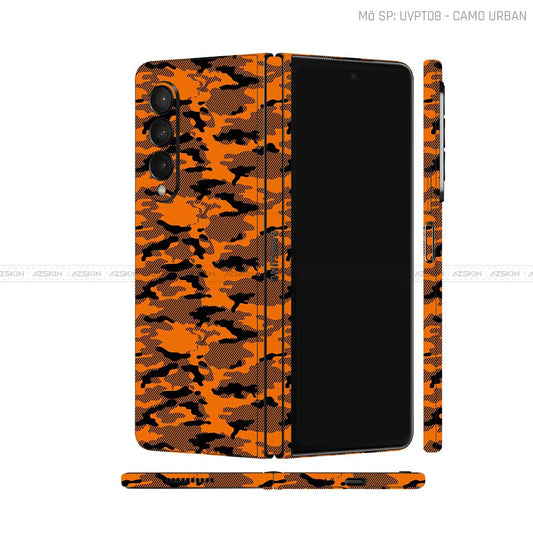 Dán Skin Galaxy Z Fold4 Vân Camo Urban Cam | UVPT08