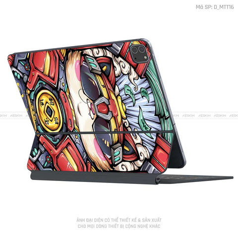 Dán Skin Magic Keyboard Hình Mèo Thần Tài | D_MTT16