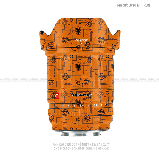 Dán Skin Ống Kính Viltrox Vân Pattern Ironman Cam | UVPT17