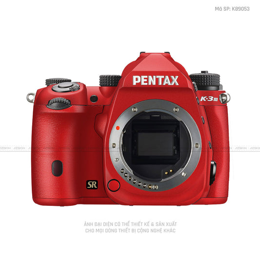 Dán Skin Máy Ảnh Pentax Đổi Màu Đỏ | K89053