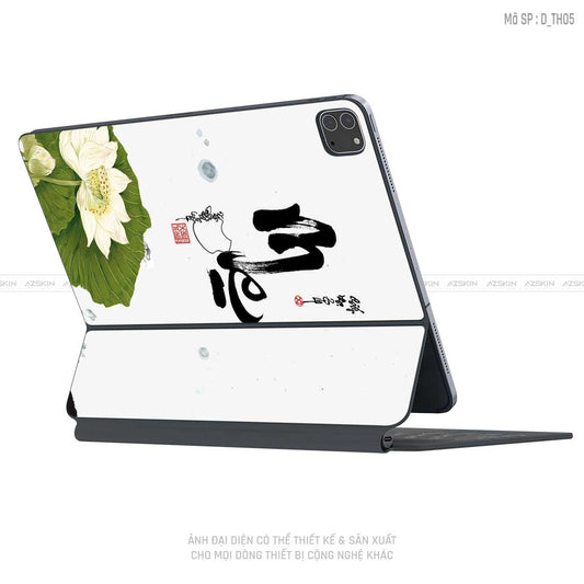 Dán Skin Magic Keyboard Hình Thư Pháp | D_TH05