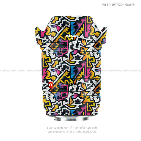Dán Skin Ống Kính Viltrox Vân Nổi Graffiti 03 | UVPT20